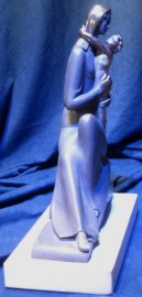 VIRGEN MODERNA CON NIÑO 007